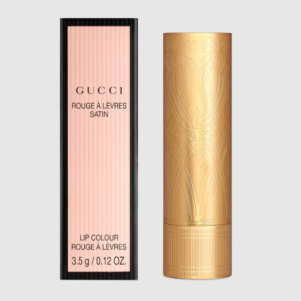 RESERVED ⭐2 x Gucci #202 MOIRA SIENNA (Satin) ~ Rouge à Lèvres Satin Lipstick - Picture 2 of 6